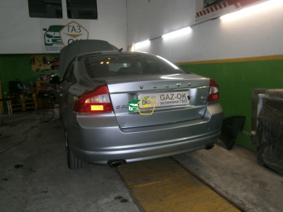 Установка ГБО на авто Volvo S80 T6 газ на машину Gaz Ok Газ ОК Киев